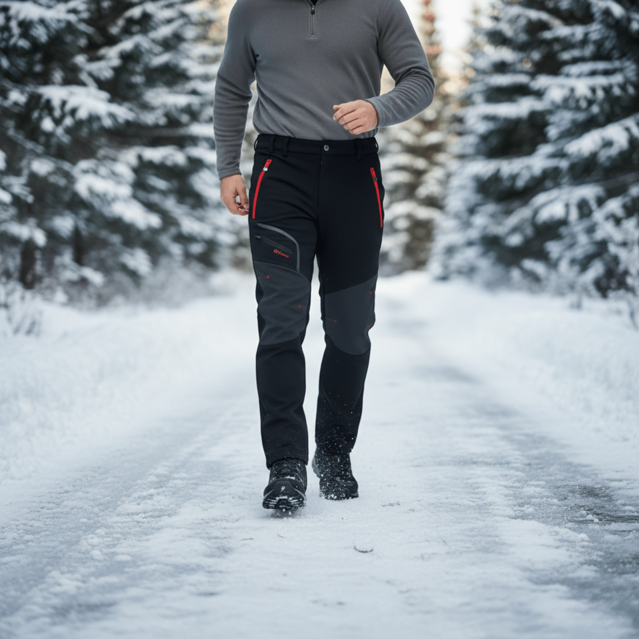Insulated Winter Trousers – Water - Resistant Outdoor Pants for Cold Conditions - Bush Range