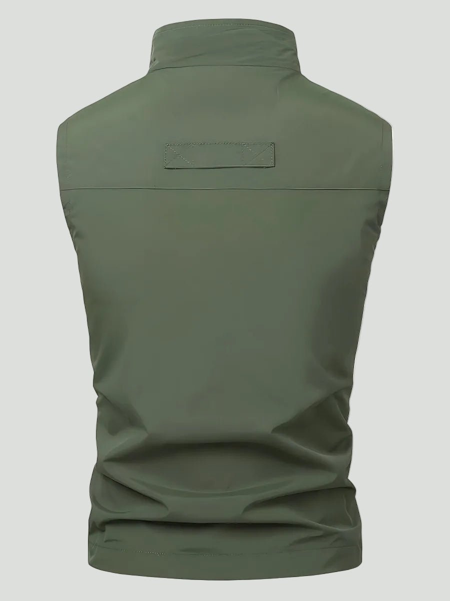 Lightweight Multi - Pocket Outdoor Gilet – Quick - Dry Layer for Active Use - Bush Range