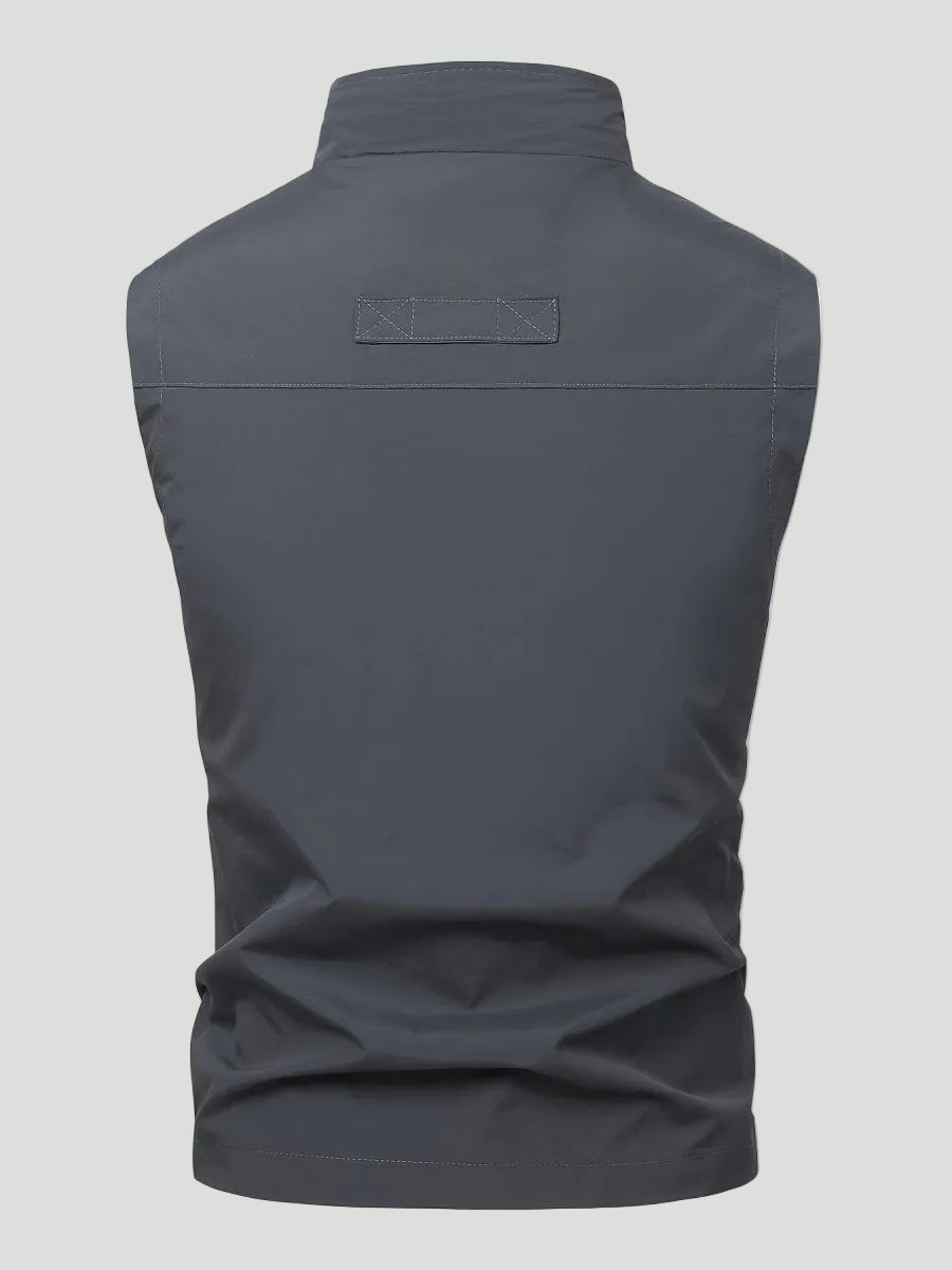 Lightweight Multi - Pocket Outdoor Gilet – Quick - Dry Layer for Active Use - Bush Range