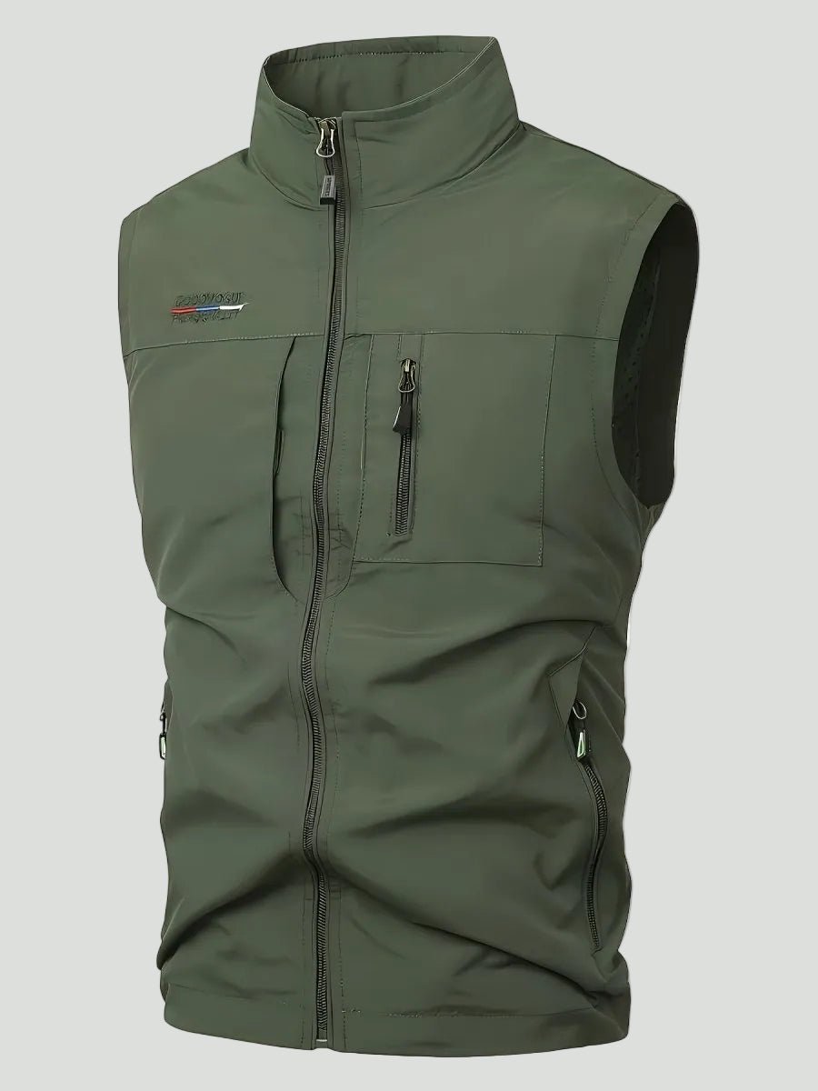 Lightweight Multi - Pocket Outdoor Gilet – Quick - Dry Layer for Active Use - Bush Range