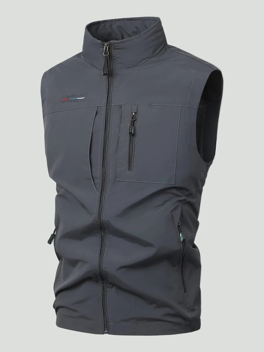 Lightweight Multi - Pocket Outdoor Gilet – Quick - Dry Layer for Active Use - Bush Range
