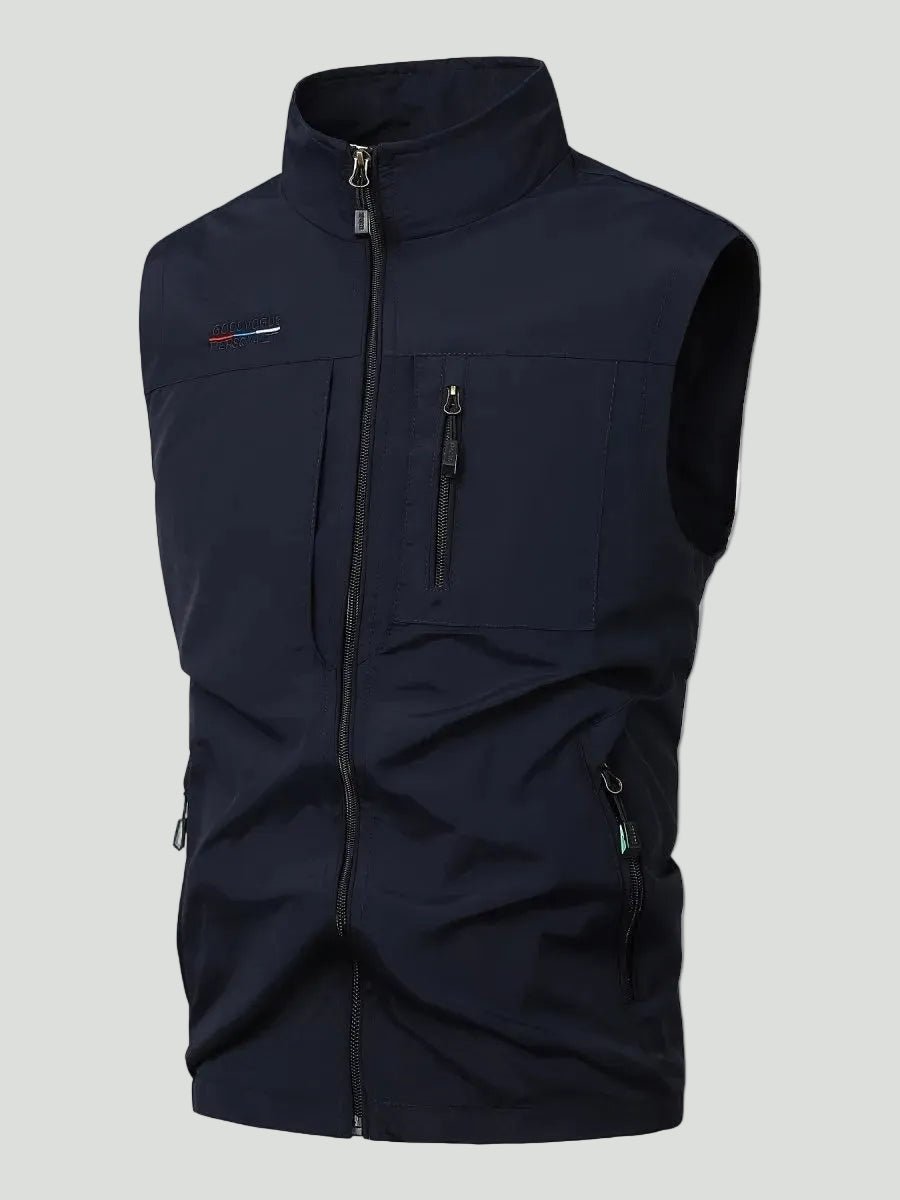 Lightweight Multi - Pocket Outdoor Gilet – Quick - Dry Layer for Active Use - Bush Range
