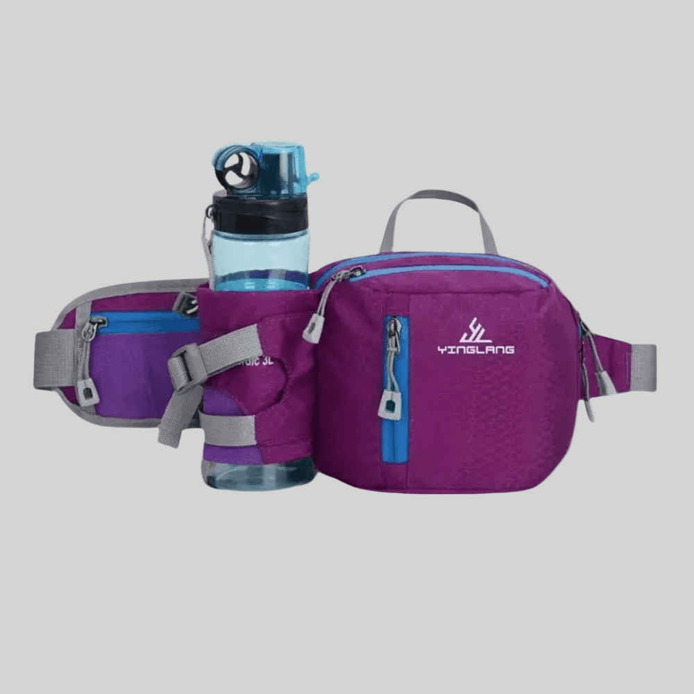 Lightweight Water Resistant Outdoor Waist Pack – Bottle Holder Design - Bush Range