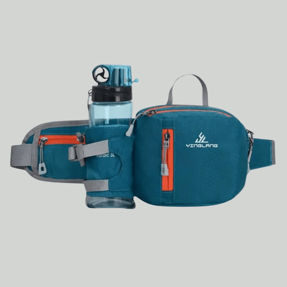 Lightweight Water Resistant Outdoor Waist Pack – Bottle Holder Design - Bush Range