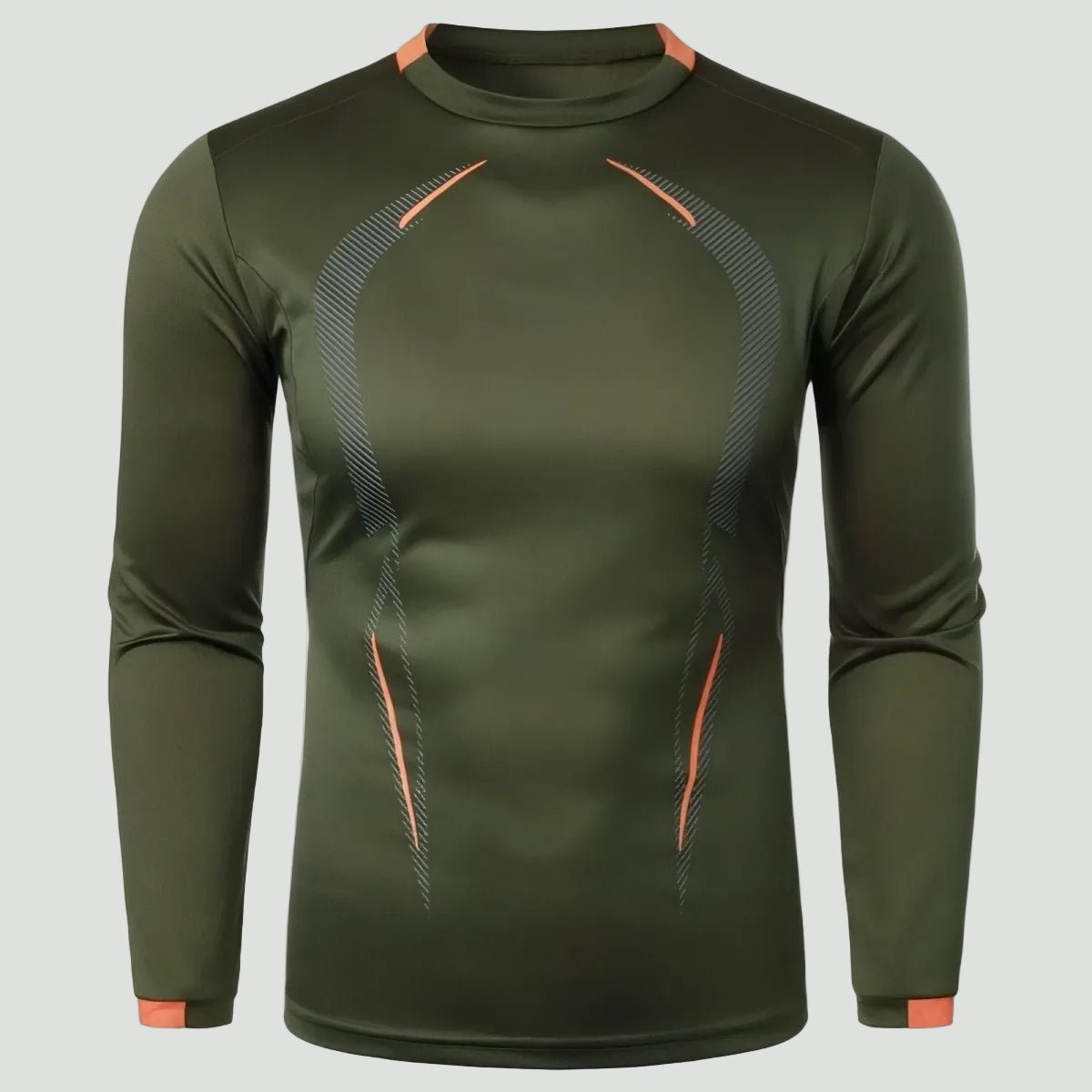 Men’s Breathable Long Sleeve Outdoor T Shirt – Lightweight Trail Layer - Bush Range