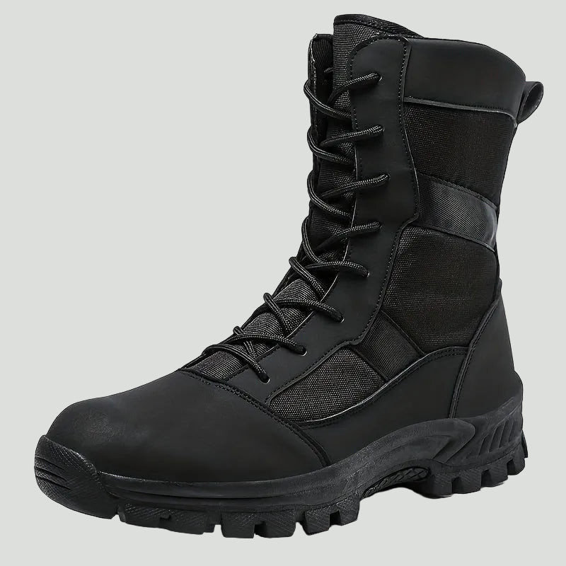 Men’s Camo Hiking Boots – Breathable High - Top Design with Lace - Up Support - Bush Range