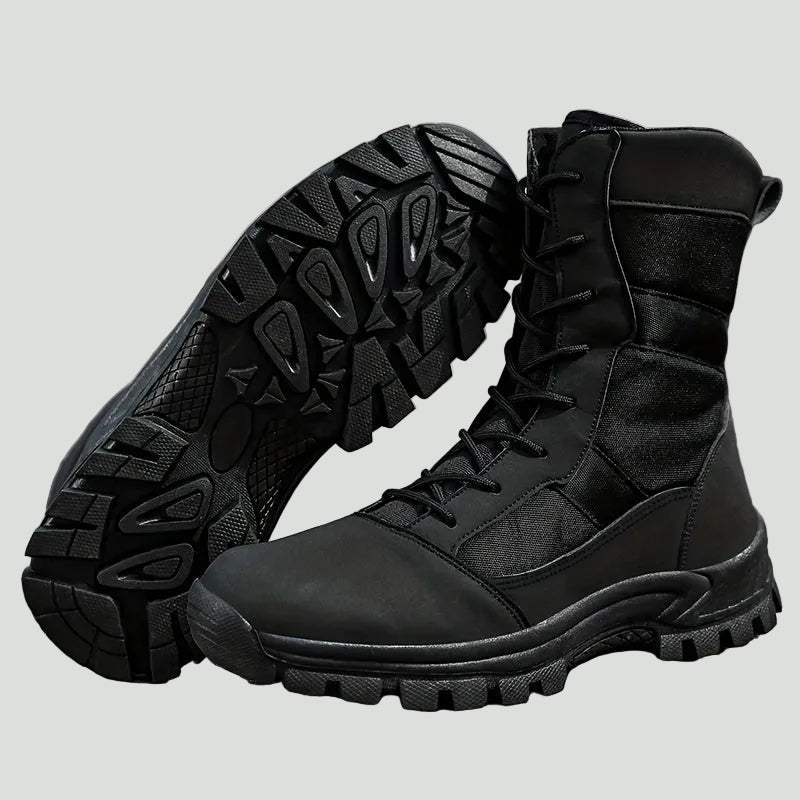 Men’s Camo Hiking Boots – Breathable High - Top Design with Lace - Up Support - Bush Range
