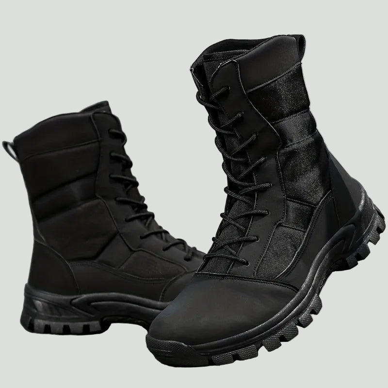 Men’s Camo Hiking Boots – Breathable High - Top Design with Lace - Up Support - Bush Range
