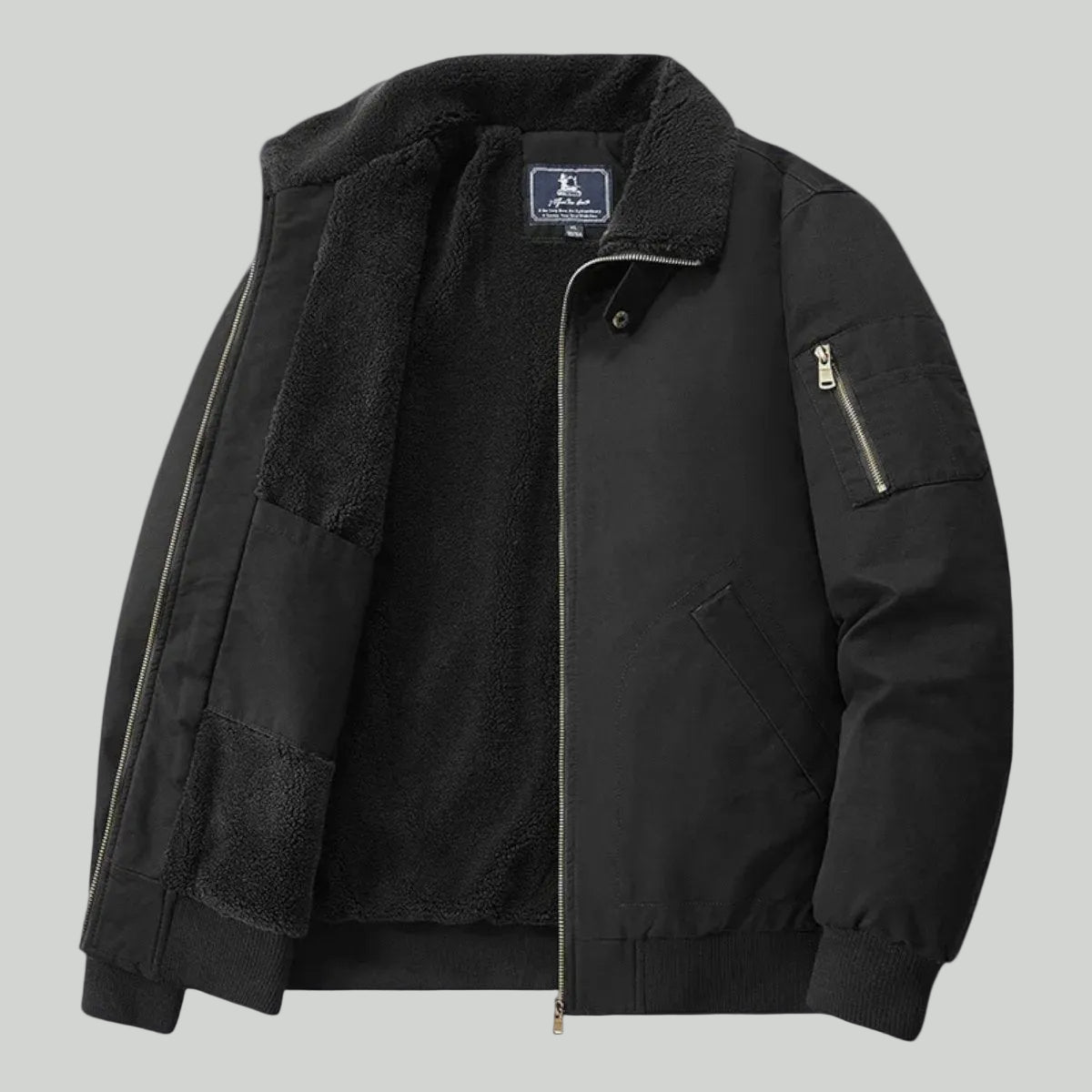 Men’s Durable Outdoor Jacket – Insulated Layer for Cold Weather Use - Bush Range