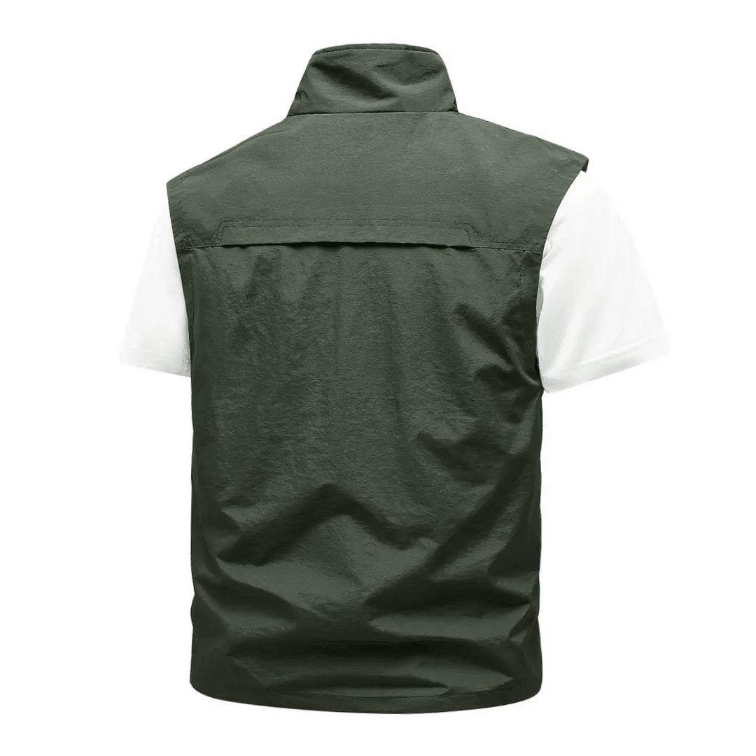 Men’s Fishing Gilet | Lightweight Wind Protection for Outdoor Use - Bush Range