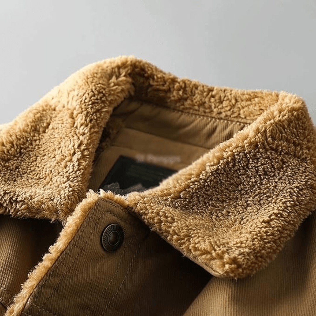 Men’s Insulated Outdoor Jacket – Lined Cargo Design - Bush Range