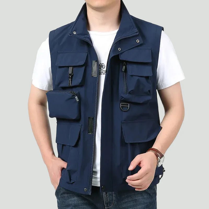 Men’s Lightweight Workwear Vest – Multi - Pocket Utility for Outdoor Use - Bush Range