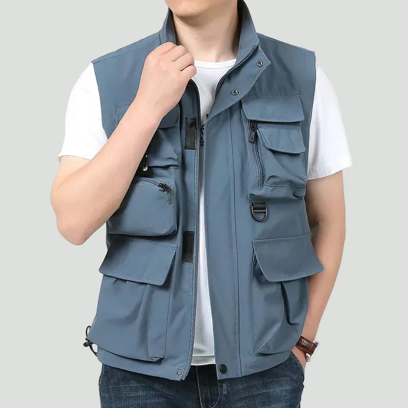 Men’s Lightweight Workwear Vest – Multi - Pocket Utility for Outdoor Use - Bush Range