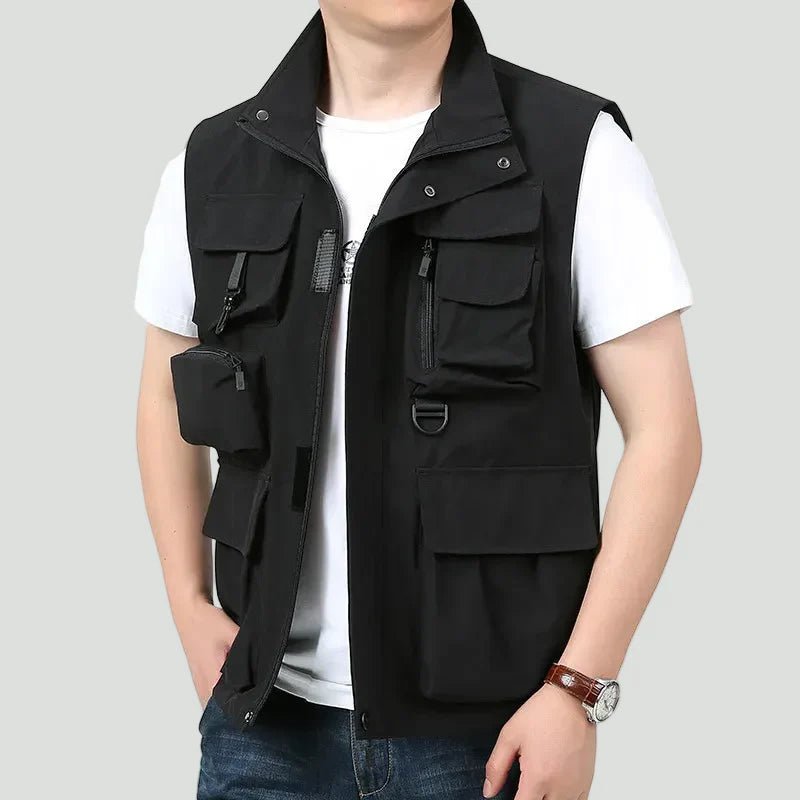 Men’s Lightweight Workwear Vest – Multi - Pocket Utility for Outdoor Use - Bush Range