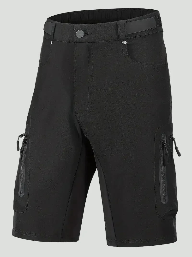 Men’s MTB Cargo Shorts – Durable Cycling Shorts with Zippered Pockets - Bush Range
