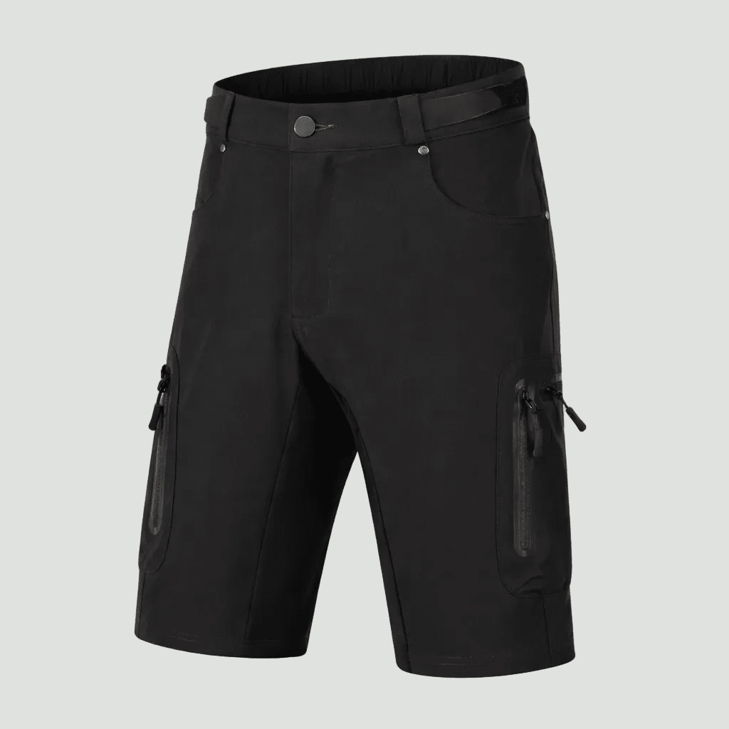 Men’s MTB Cargo Shorts – Durable Cycling Shorts with Zippered Pockets - Bush Range