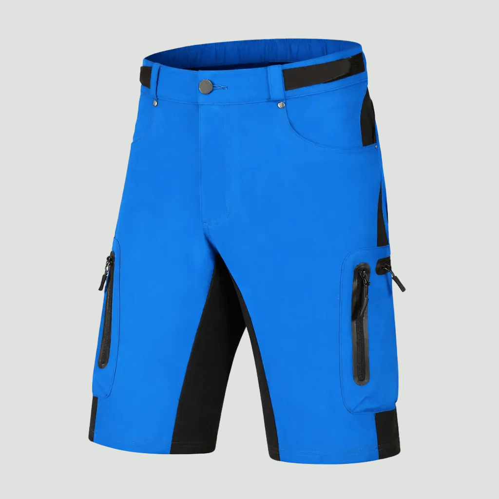 Men’s MTB Cargo Shorts – Durable Cycling Shorts with Zippered Pockets - Bush Range