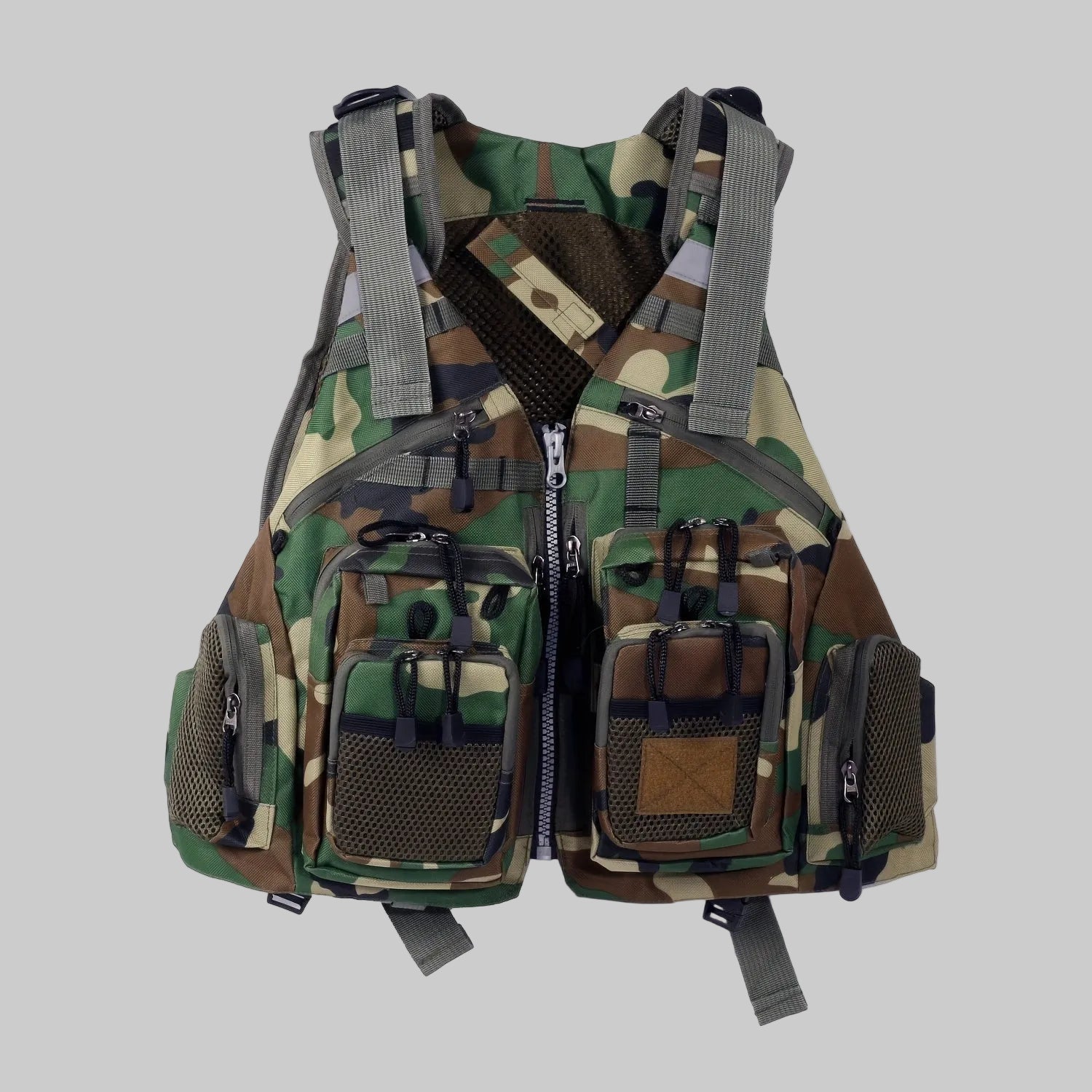 Men’s Multi - Pocket Outdoor Vest – Breathable Design for Fishing - Bush Range