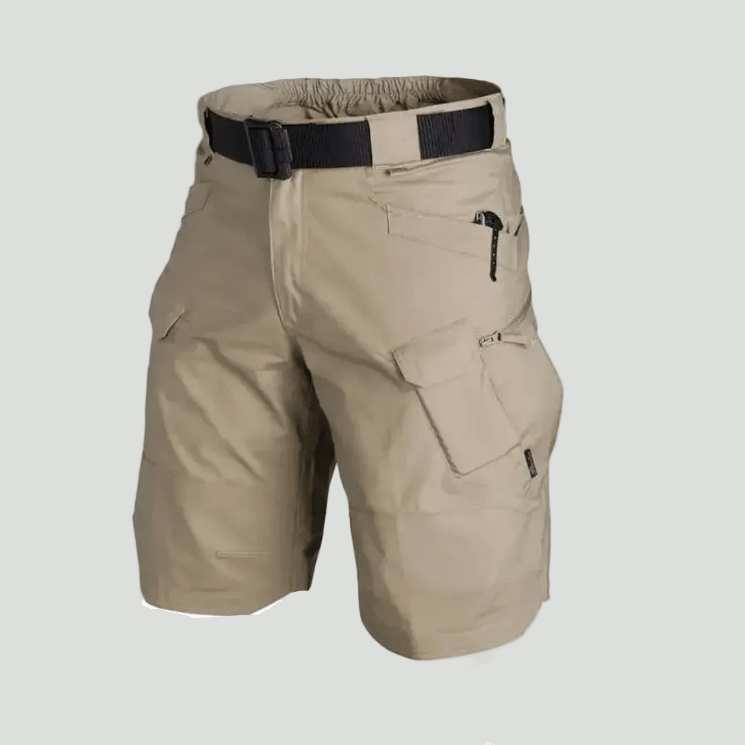 Men’s Outdoor Cargo Shorts – Elastic Waist Design with 6 Pockets - Bush Range