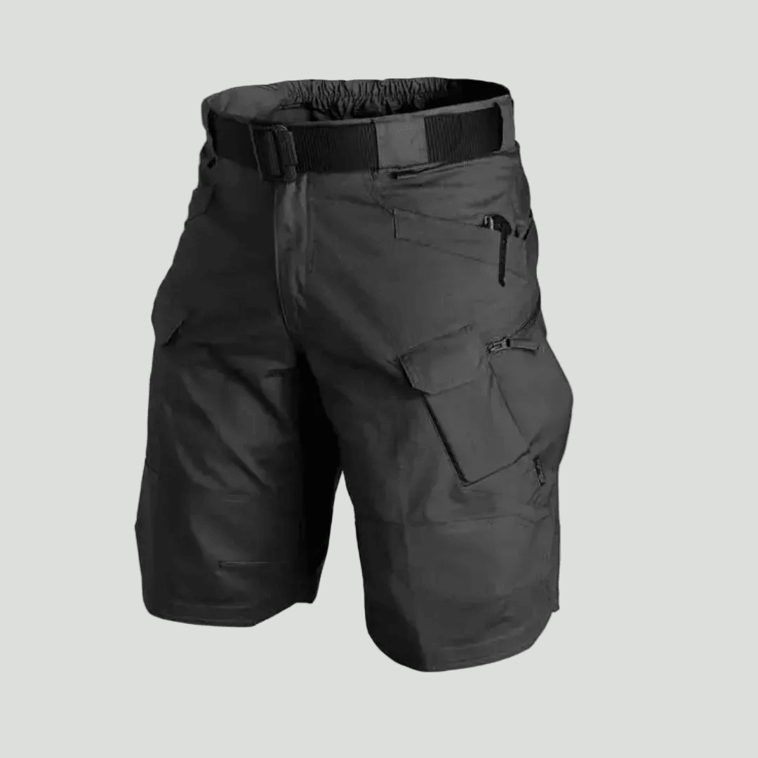 Men’s Outdoor Cargo Shorts – Elastic Waist Design with 6 Pockets - Bush Range