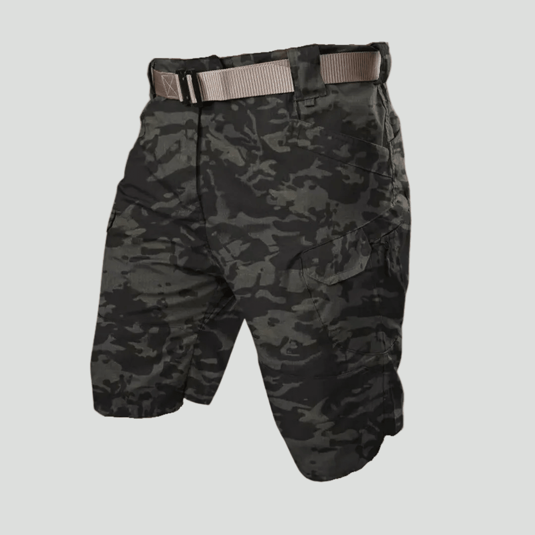Men’s Outdoor Cargo Shorts – Elastic Waist Design with 6 Pockets - Bush Range