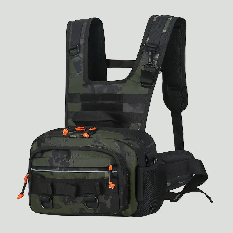 Men’s Outdoor Chest Pack – Hands - Free Zipper Storage for Active Use - Bush Range