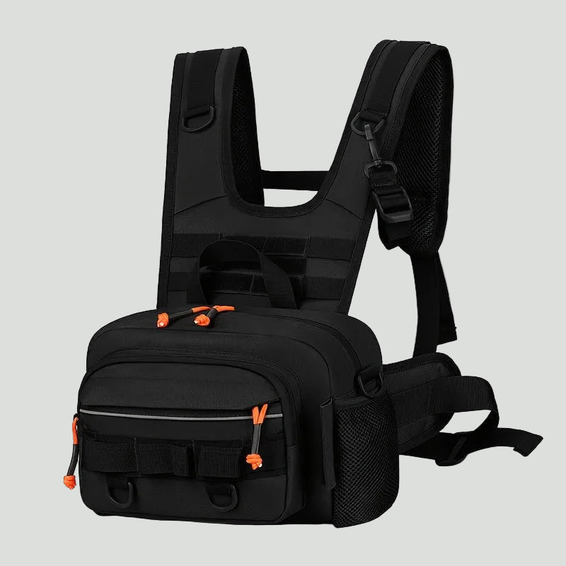 Men’s Outdoor Chest Pack – Hands - Free Zipper Storage for Active Use - Bush Range