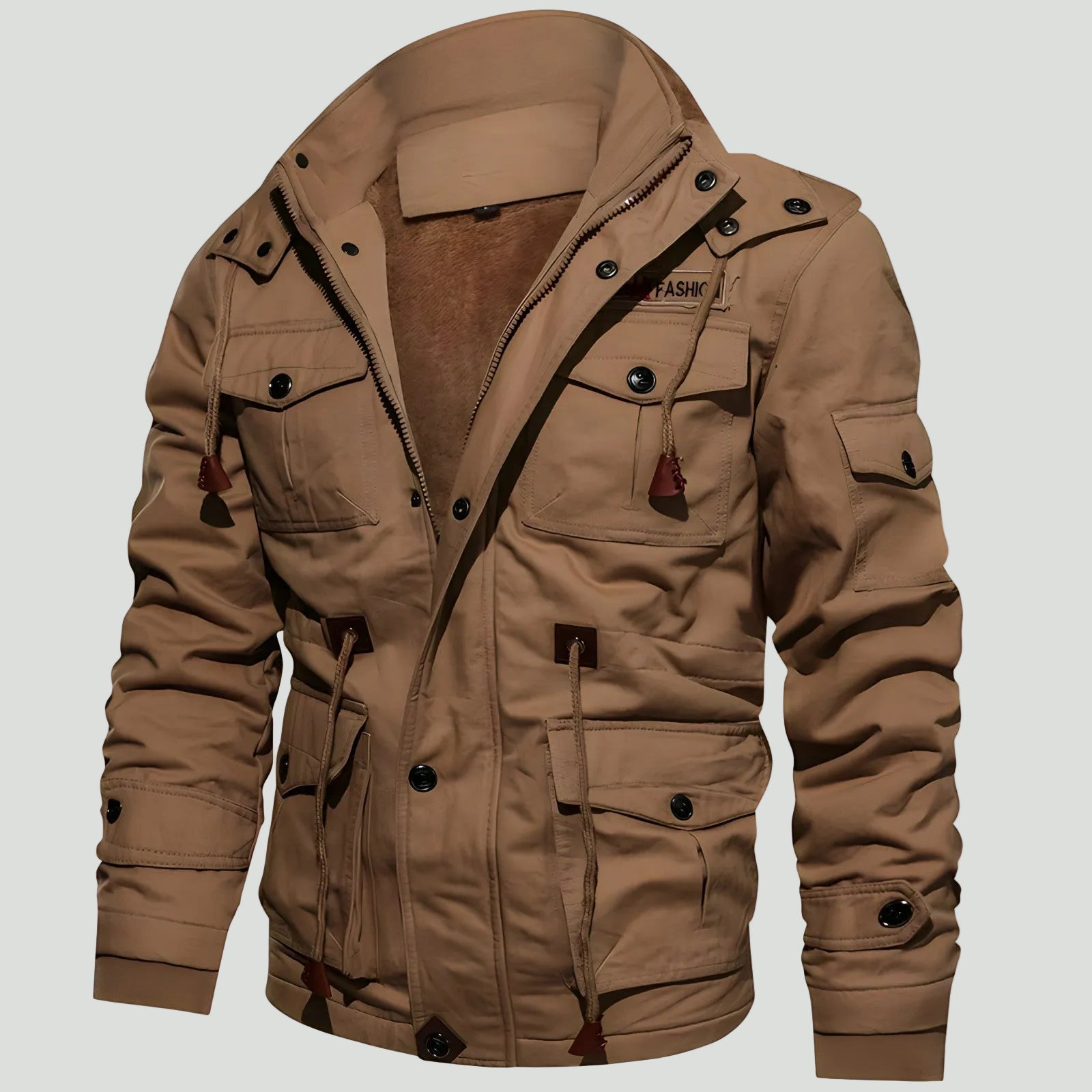Men’s Tactical Outdoor Jacket – Multi Pocket Design for Cold Weather Use - Bush Range