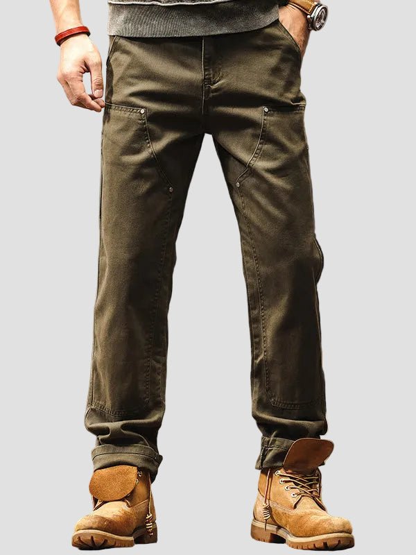 Men’s Utility Cargo Trousers – Straight Leg, Outdoor Ready - Bush Range