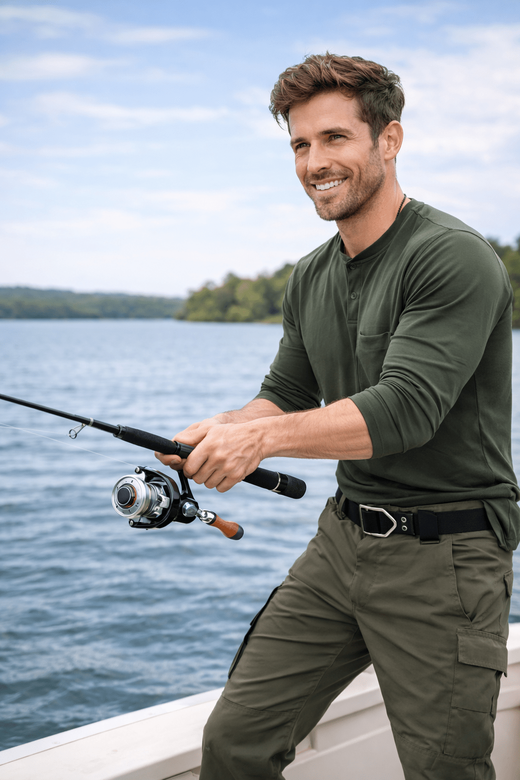 Men’s Weather - Resistant Outdoor Trousers – Durable Design for Active Use - Bush Range