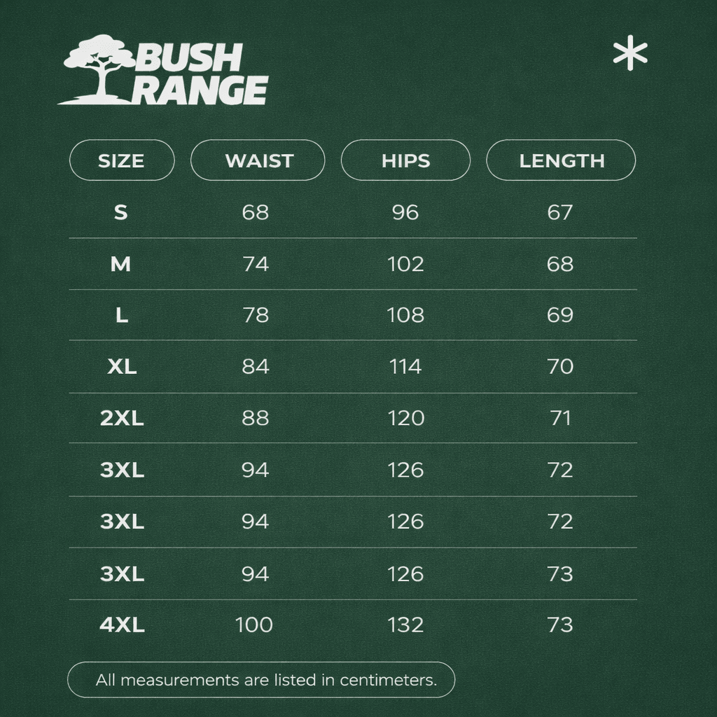 Outdoor Cargo Shorts – Knee - Length Design with Adjustable Fit - Bush Range
