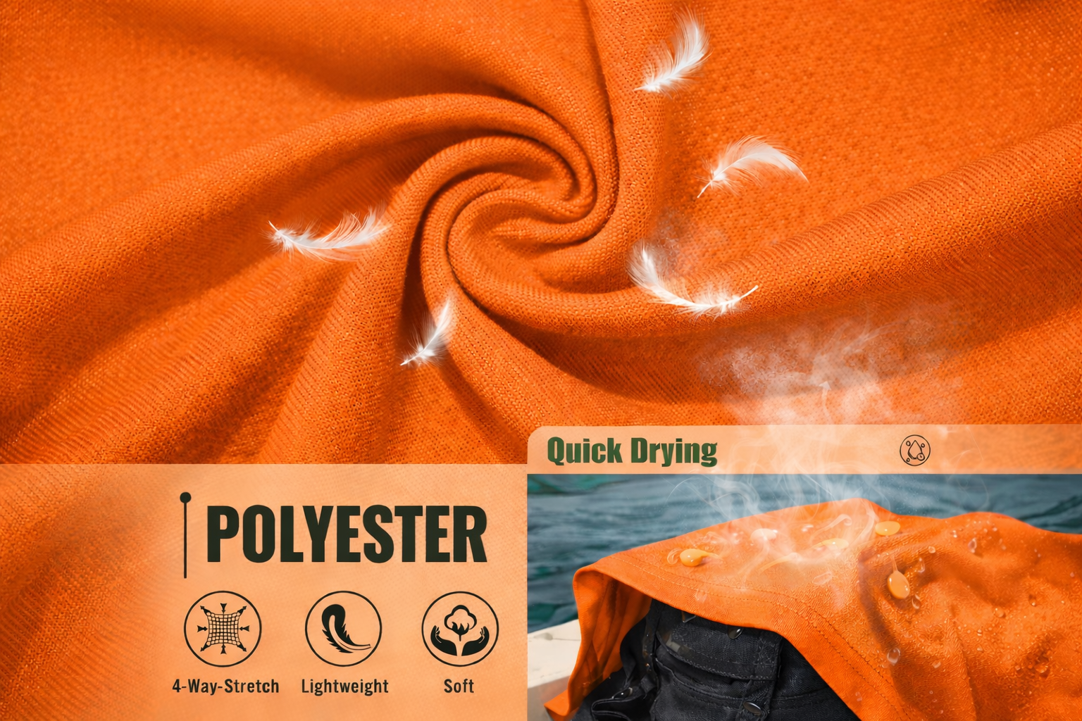 Men’s UPF 50+ Sun Hoodie – Lightweight Quick Dry Design
