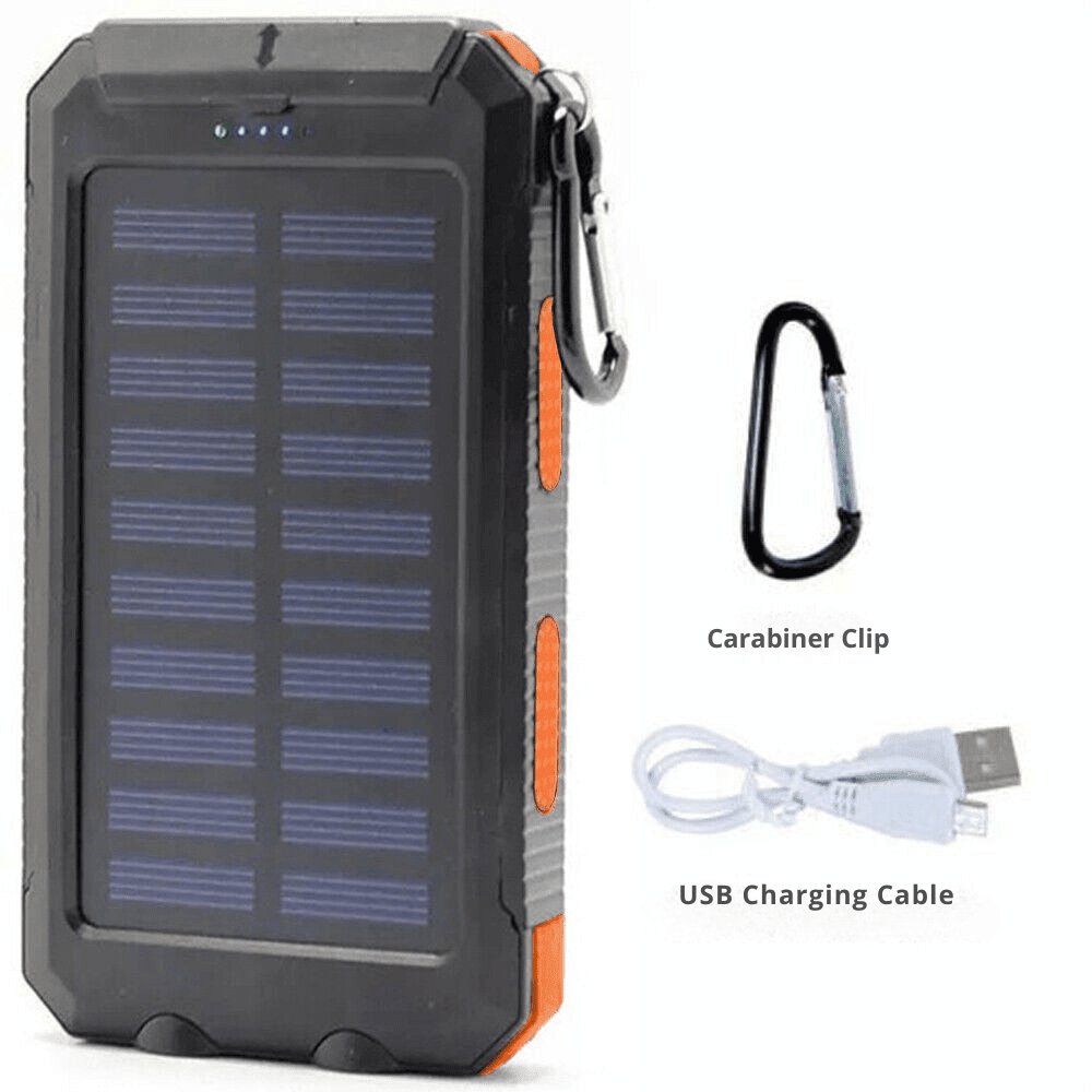 Solar Power Bank 10000 mAh – Waterproof Outdoor Backup Power - Bush Range