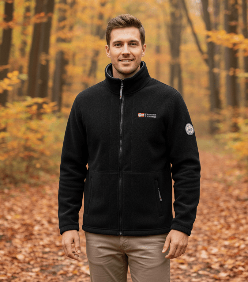 Thermal Breathable Fleece Jacket – Lightweight Mid - Layer for Outdoor Use - Bush Range