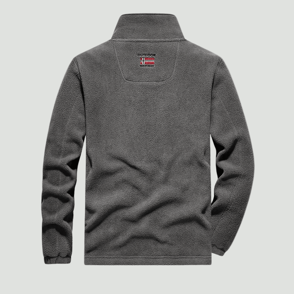 Thermal Breathable Fleece Jacket – Lightweight Mid - Layer for Outdoor Use - Bush Range