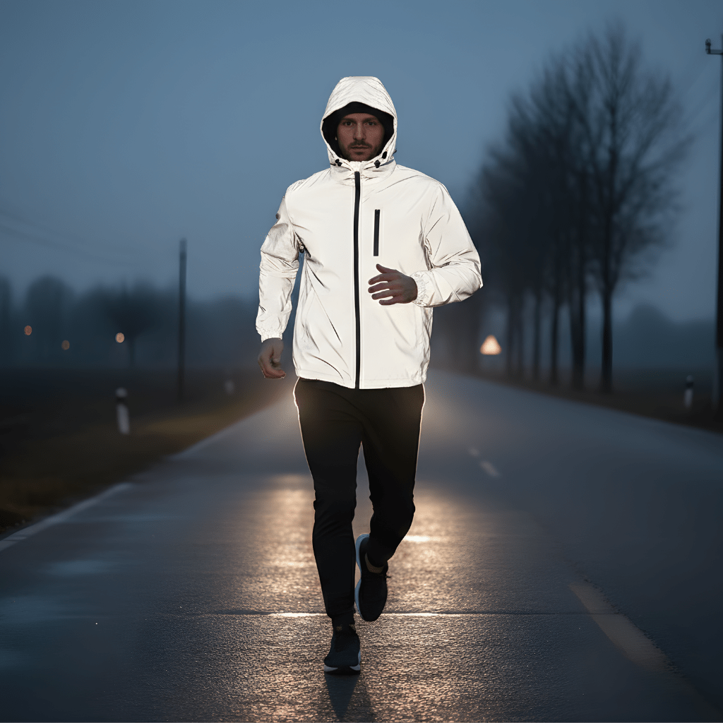 Waterproof Reflective Running & Hiking Jacket – Lightweight Outdoor Protection - Bush Range