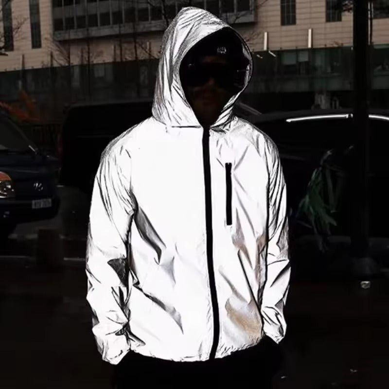 Waterproof Reflective Running & Hiking Jacket – Lightweight Outdoor Protection - Bush Range