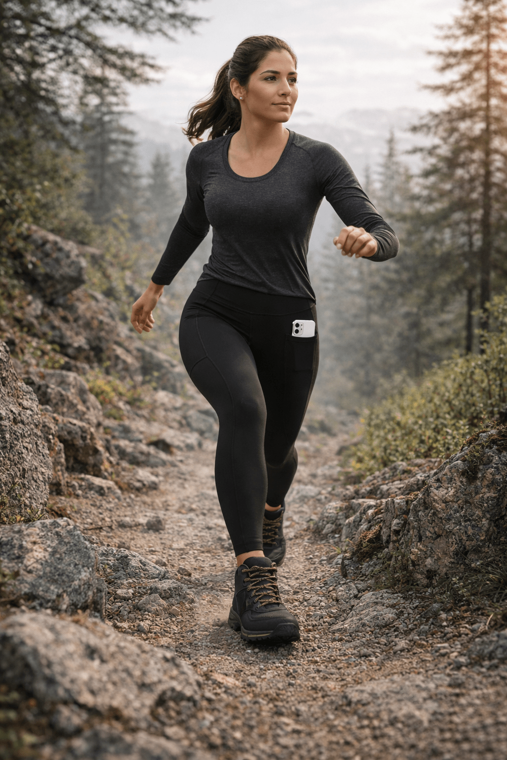 Women’s Stretch Hiking Leggings – High Waist for Outdoor Movement - Bush Range